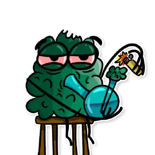Стикер Shish by @lilcannabisdesign - 1