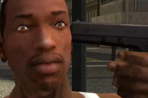 person weapon human face