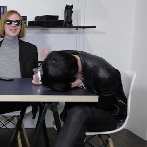 person furniture indoor