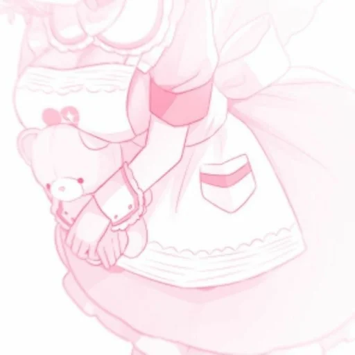 sketch pink illustration