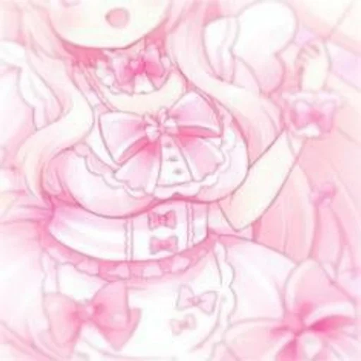 sketch pink illustration