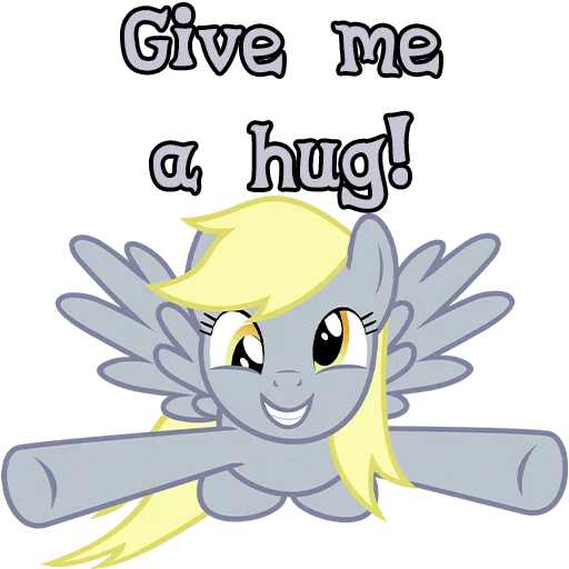 Sticker imDerpyHoovesENG - 1