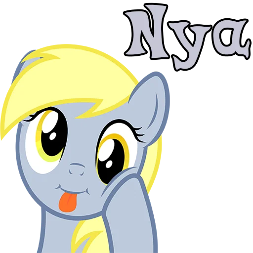 Sticker imDerpyHoovesENG - 1