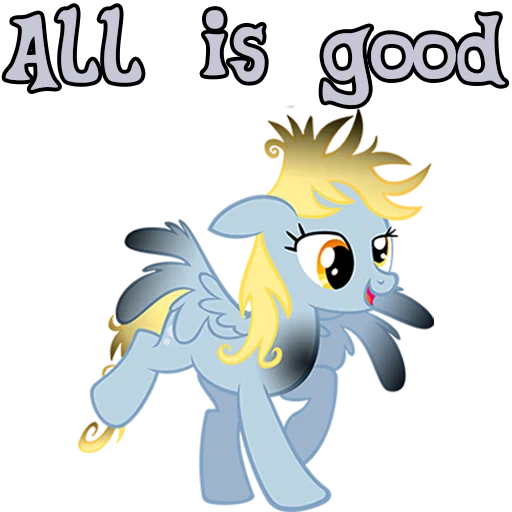 Стикер imDerpyHoovesENG - 1