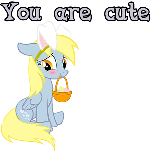 Sticker imDerpyHoovesENG - 1