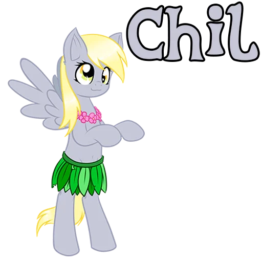 Sticker imDerpyHoovesENG - 1