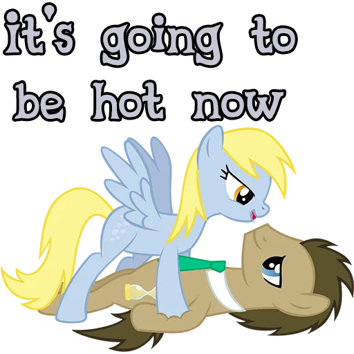 Sticker imDerpyHoovesENG - 1