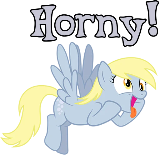 Sticker imDerpyHoovesENG - 1