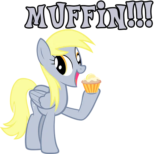 Sticker imDerpyHoovesENG - 1