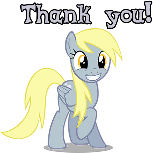 Sticker imDerpyHoovesENG - 1