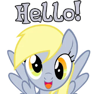 Sticker i'm Derpy Hooves (ENG) @StickersIsMagic - 2