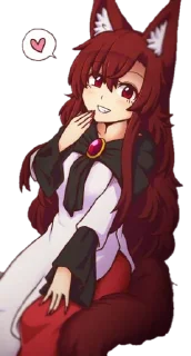 Стикер Imaizumi Kagerou • Touhou Project || @Kura_ra - 9