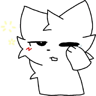 Sticker Silly cat by @siIIychannel | @miipiix - 0