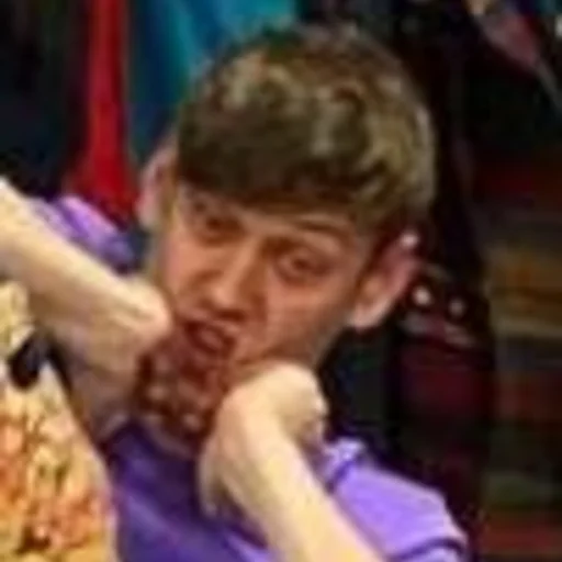 person human face clothing