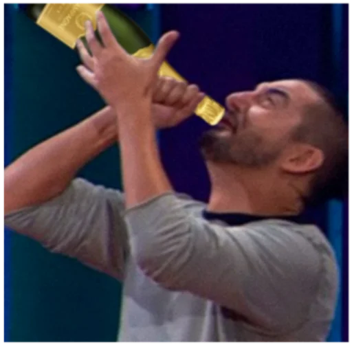 person human face elbow