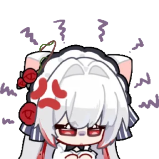 Стикер 白又又N1 @zhaxia_cn - 7