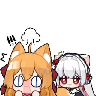 Стикер 白又又N1 @zhaxia_cn - 5