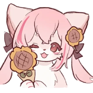 Стикер 桐生阳南4 @zhaxia_cn - 2