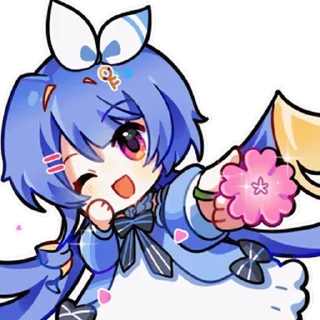 Стикер 游花秘遇 @zhaxia_cn - 9