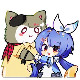 Стикер 游花秘遇 @zhaxia_cn - 2