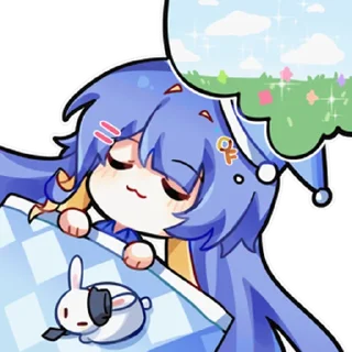 Стикер 游花秘遇 @zhaxia_cn - 10