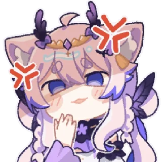 Стикер 糖妖妖表情 @zhaxia_cn - 9