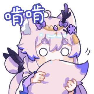 Стикер 糖妖妖表情 @zhaxia_cn - 2