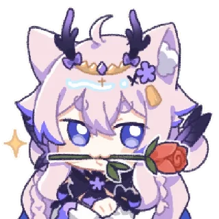 Стикер 糖妖妖表情 @zhaxia_cn - 7