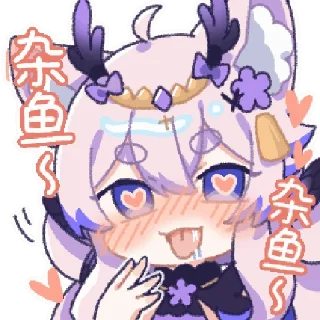 Стикер 糖妖妖表情 @zhaxia_cn - 6