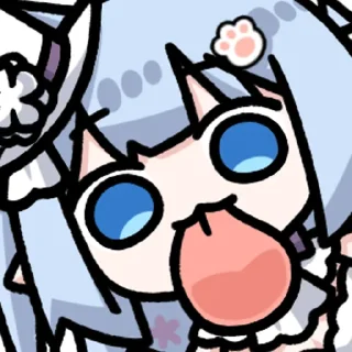 Стикер 雪音猫猫一 @zhaxia_cn - 0