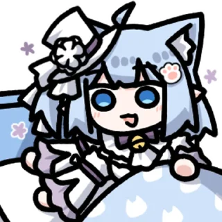 Стикер 雪音猫猫一 @zhaxia_cn - 2