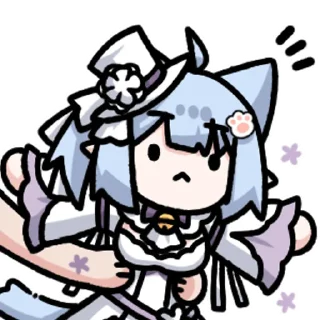 Стикер 雪音猫猫一 @zhaxia_cn - 9