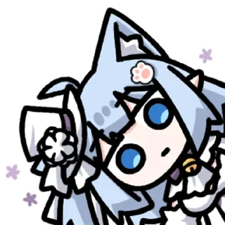 Стикер 雪音猫猫一 @zhaxia_cn - 10