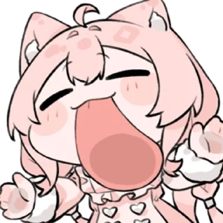 Sticker 粉猫H46 @zhaxia_cn - 2