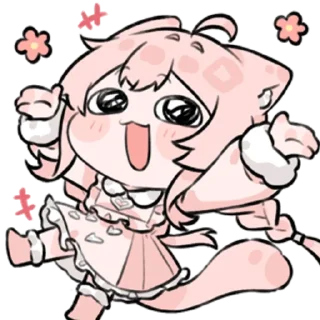 Sticker 粉猫H46 @zhaxia_cn - 3