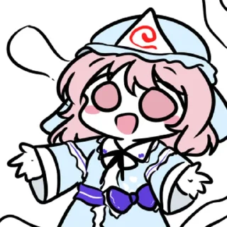 Стикер 可爱东方一 @zhaxia_cn - 5