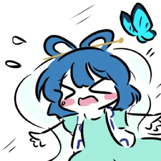 Стикер 可爱东方一 @zhaxia_cn - 11