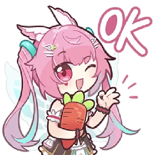 Стикер 花音兔乃~ @zhaxia_cn - 10