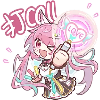 Стикер 花音兔乃~ @zhaxia_cn - 11