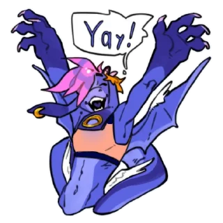 Sticker Indigo dragon - 10