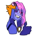 Sticker Indigo dragon - 2