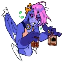 Sticker Indigo dragon - 6