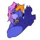 Sticker Indigo dragon - 8