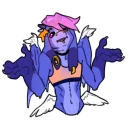 Sticker Indigo dragon - 5