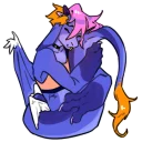 Sticker Indigo dragon - 4