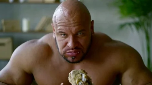 person human face barechested