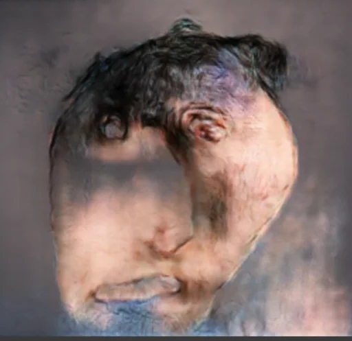 painting art human face