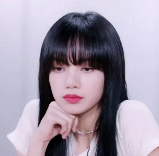 person bangs human face