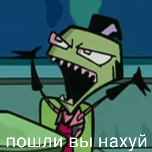 Стикер invader_Zim_ll - 1