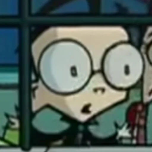 Sticker invader_Zim_ll - 1